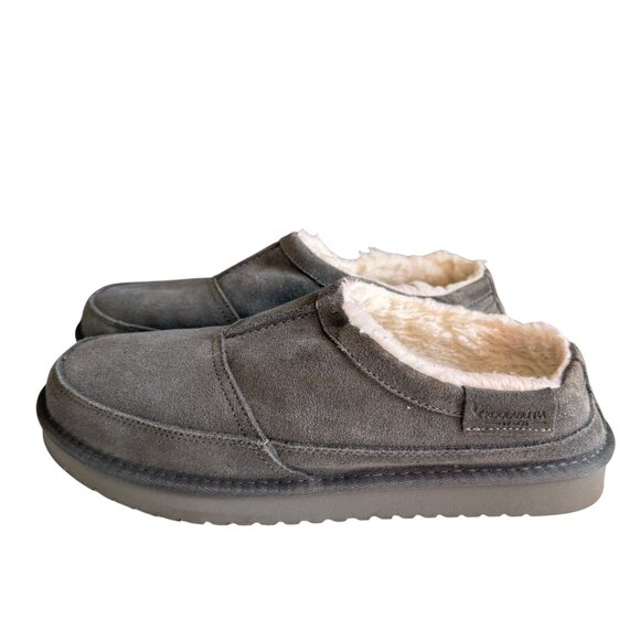 Koolaburra by UGG Men's Suede Slippers - Graisen Size 10 Gray - Picture 1 of 9